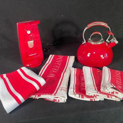 Lot 85. Red Kitchen Gear
