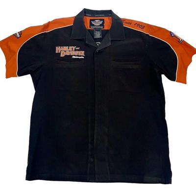 Men’s Short Sleeve Button Down Harley-Davidson Shirt