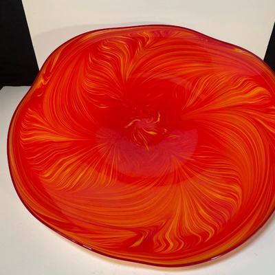 Lot 108. Footed Wavy Platter