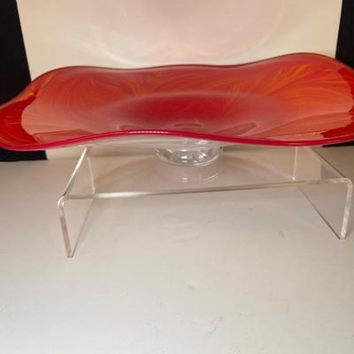 Lot 108. Footed Wavy Platter