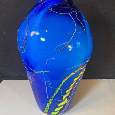 Lot 109. Large Blown Glass Vase