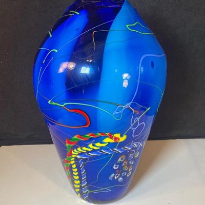 Lot 109. Large Blown Glass Vase