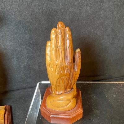 Lot 111. Christ Statue Olive Wood Bethlehem