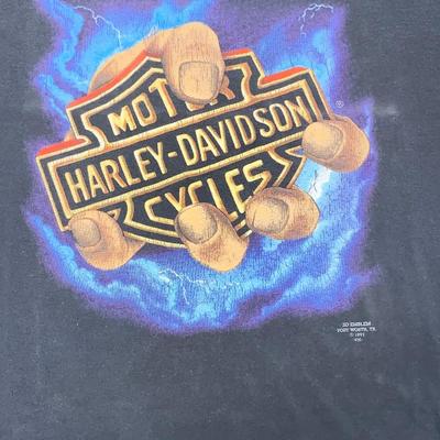 1991 Harley-Davidson Single Stitch Tee Shirt by 3D Emblem