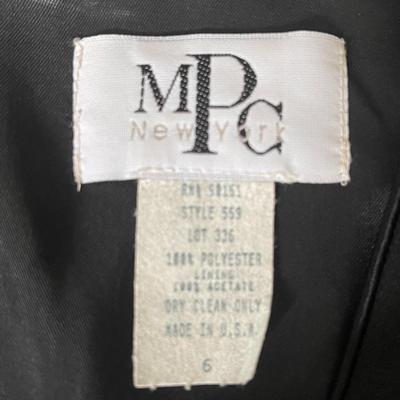 Brand New Sleeveless Black Cocktail Dress from MPC New York, Size 6