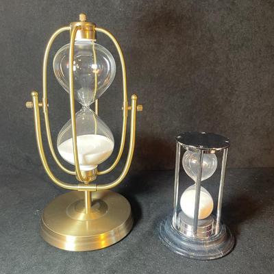 Lot 131. Pair of Hourglasses. Lot 1