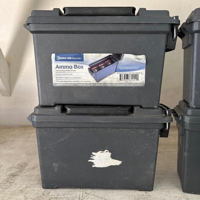 4 AMMO BOXES
