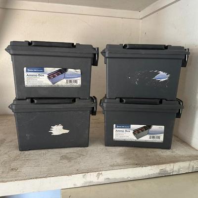 4 AMMO BOXES