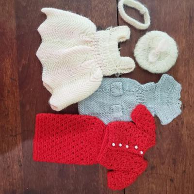 13 Pieces of vintage Barbie handmade items