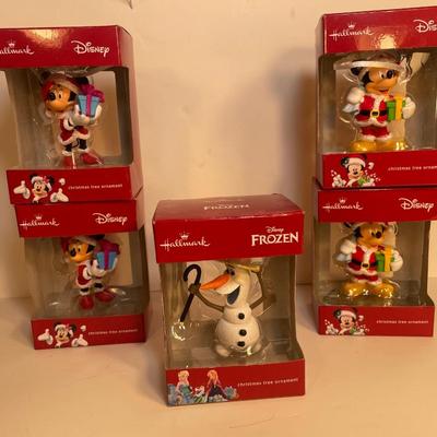 Lot 153. Five Disney Ornaments