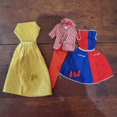 3 Vintage Barbie Outfits