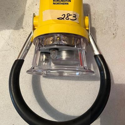 Yellow Burlington Northern Lantern - No Battery