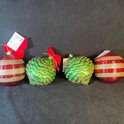 Lot 161. Oversized Ornaments