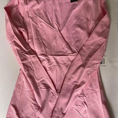 Brand New with Tags Pink Long Sleeved V-Neck Top by Loft, Size XS