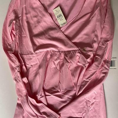 Brand New with Tags Pink Long Sleeved V-Neck Top by Loft, Size XS