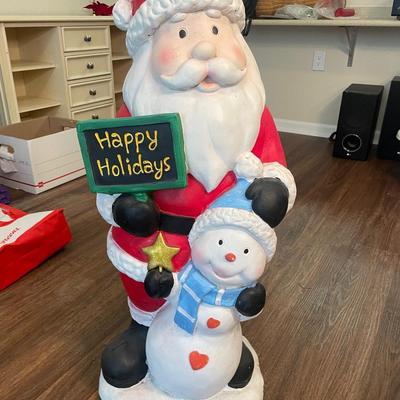 Lot 173. Large Outdoor Santa