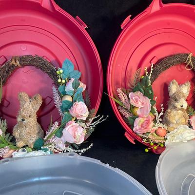 Lot 177. Pair of Easter Wreaths