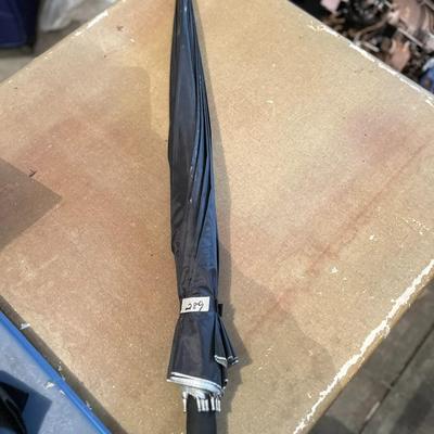 Black With Silver Lining Umbrella