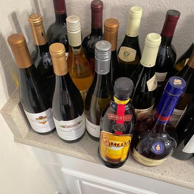 Lot 195. Assorted Wines and Liquors