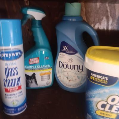 CLEANING SUPPLIES, SPRAY PAINT LAUNDRY CHEMICALS
