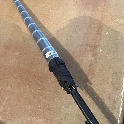 Black Umbrella With Plastic Cover