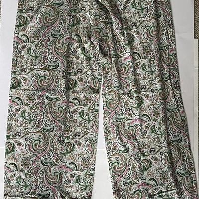 Brand New with Tags Paisley Pajama Bottoms by Loft, Size Small