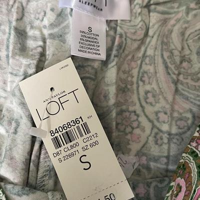 Brand New with Tags Paisley Pajama Bottoms by Loft, Size Small