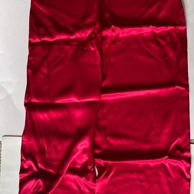 Brand New with Tags Victoria's Secret 100% Red Silk Pajamas, Size XS