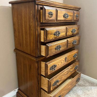 Large Tall Boy Chest of Drawers