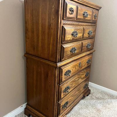 Large Tall Boy Chest of Drawers