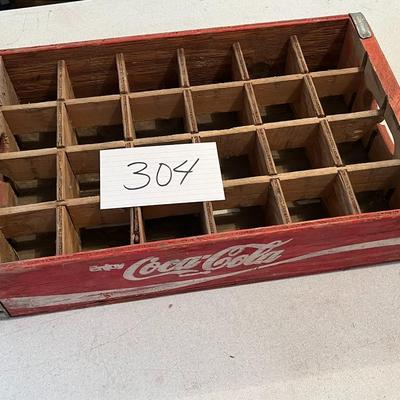 Vintage 1970's Coca Cola Bottle (24 Count) Wooden Box/Crate