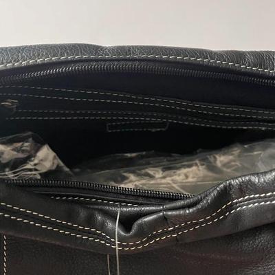 Brand New with Tags Black Leather Hobo Bag by Tignanello