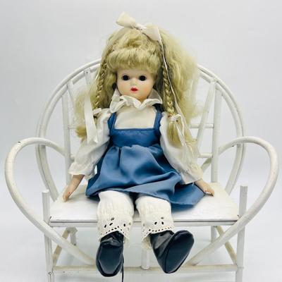 Collectors Choice Musical Porcelain Doll & Blonde Porcelain Doll