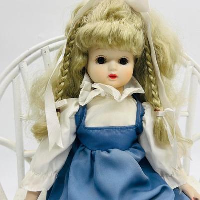 Collectors Choice Musical Porcelain Doll & Blonde Porcelain Doll