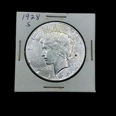 1928-S Peace Silver Dollar