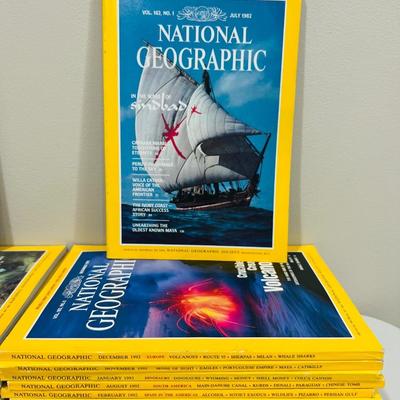 80s & 90s National Geographic Magazines Lot Of 45