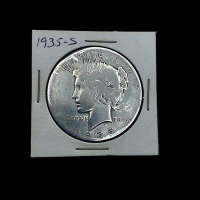 1935-S Peace Silver Dollar