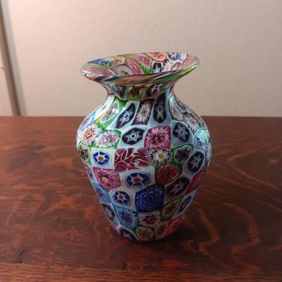 MILLEFIORE MURANO VASE