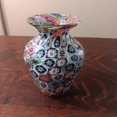 MILLEFIORE MURANO VASE