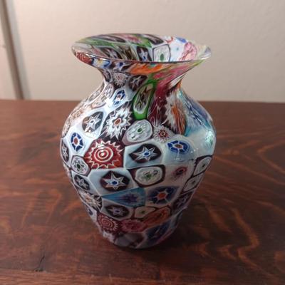 MILLEFIORE MURANO VASE