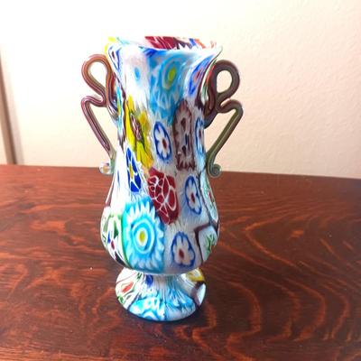 MILLEFIORI MURANO VASE