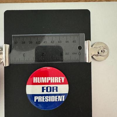 Humphrey for President pin