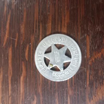 AUTHENTIC CHIEF OF POLICE BADGE AND A TOKEN