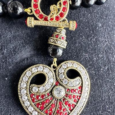 Heidi Daus Crystal "Capture My Heart" Necklace