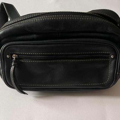 Brand New with Tags Black Leather Bag by Tignanello