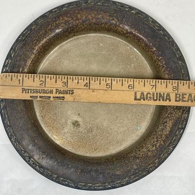 Silver-Plate Serving Pieces - Footed Bowl & 9" plate or platter