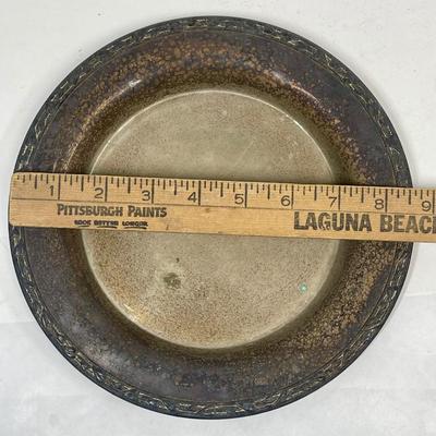 Silver-Plate Serving Pieces - Footed Bowl & 9" plate or platter