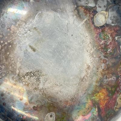 Silver-Plate Serving Pieces - Footed Bowl & 9" plate or platter