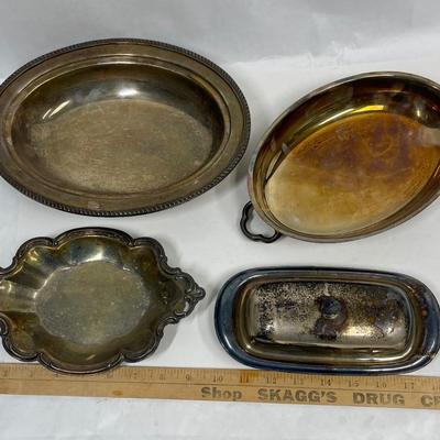 Silver-plate Serving Plate or Platter