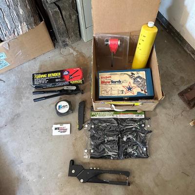 PRECISION PLIER SET, TUBING BENDER, PARTIAL BLOW TORCH KIT